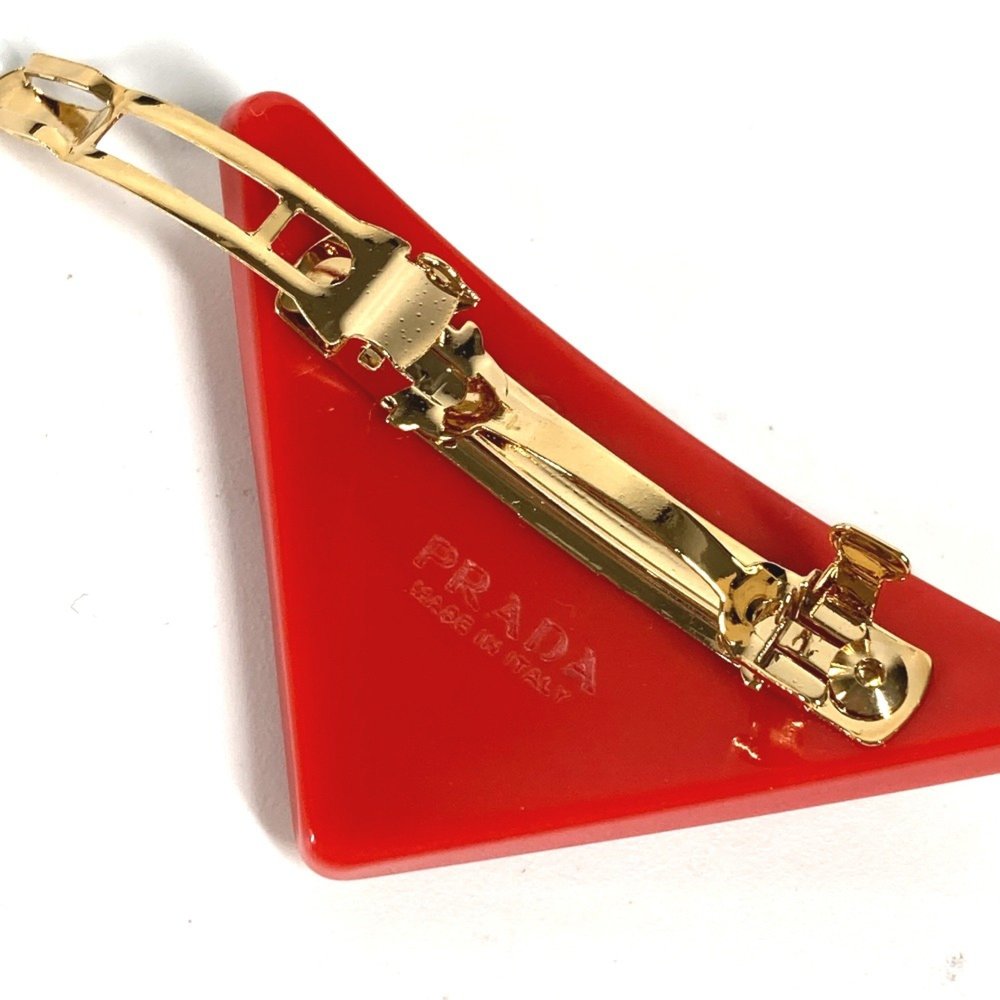 PRADA hair accessories hair pin Valletta Red Gold - Picture 7 of 7